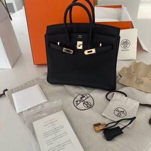 Black Leather Women's Bag